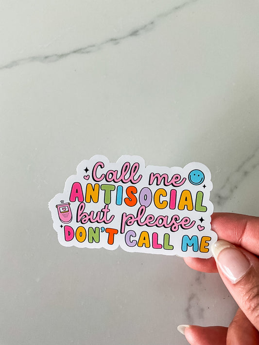 Please, don’t call me