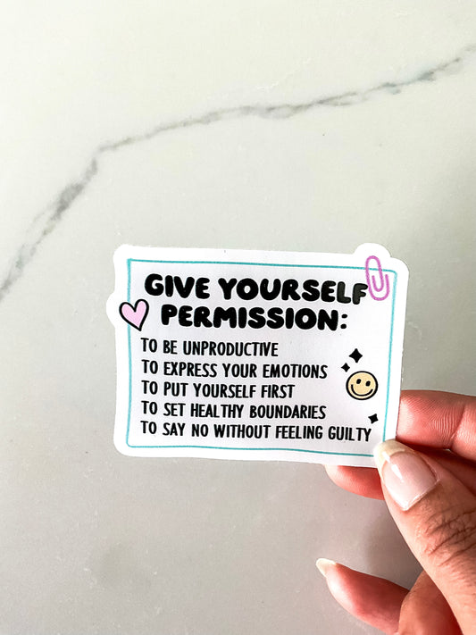 Give yourself permission